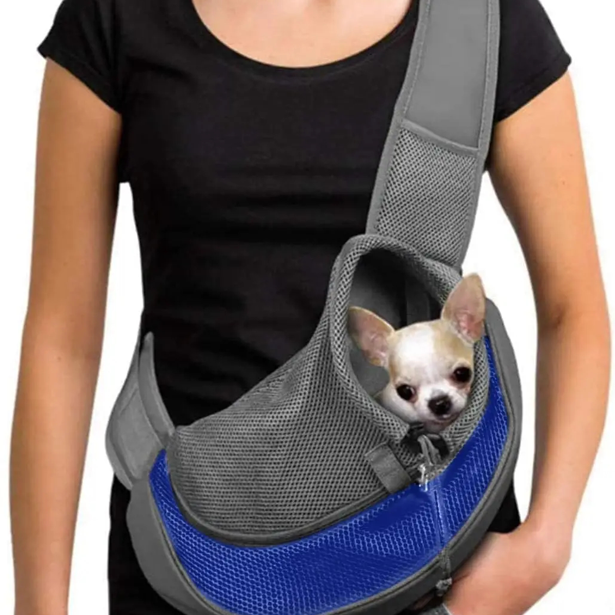 Reflective Pet Carrier Sling Bag