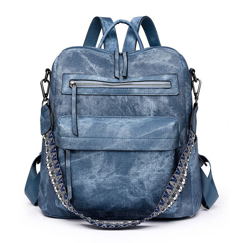 Retro PU Leather Backpack