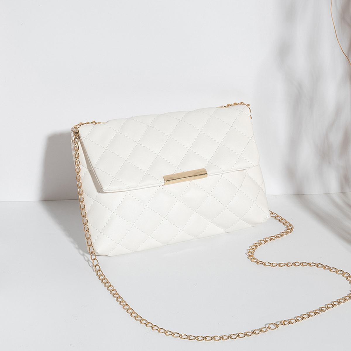Quilted Chain Crossbody Bag