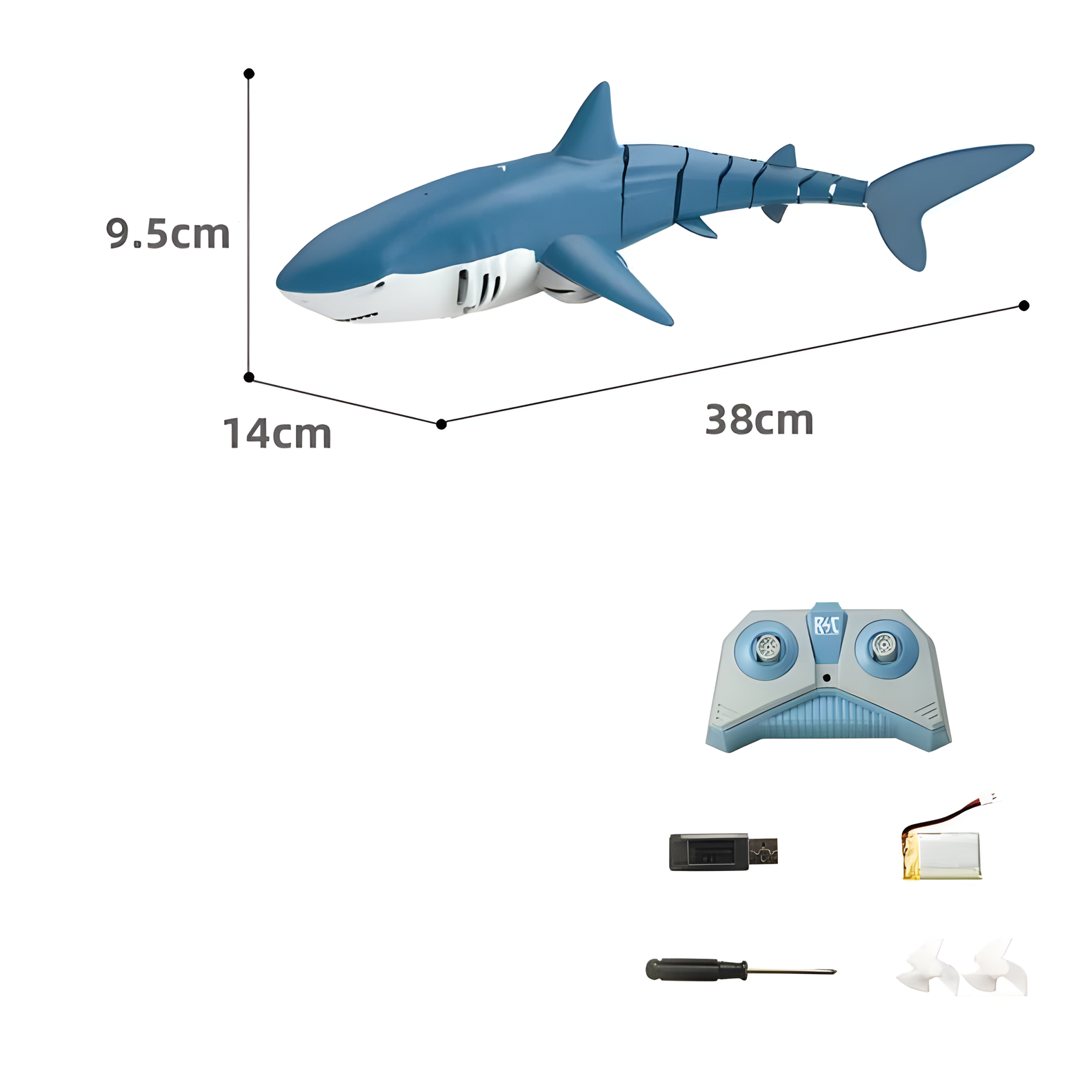 Remote Control Shark Boat