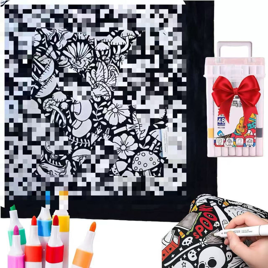 DIY Coloring Blanket
