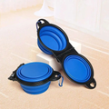 Folding Double Pet Travel Bowl