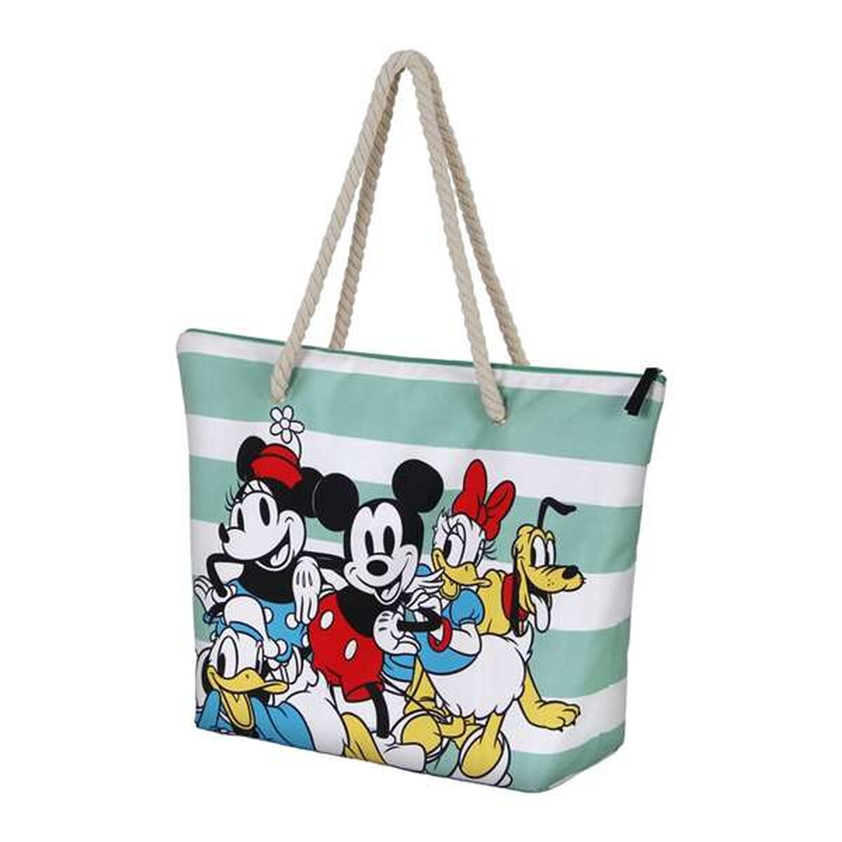 Strandväska Mickey Mouse, flerfärgad, rymlig