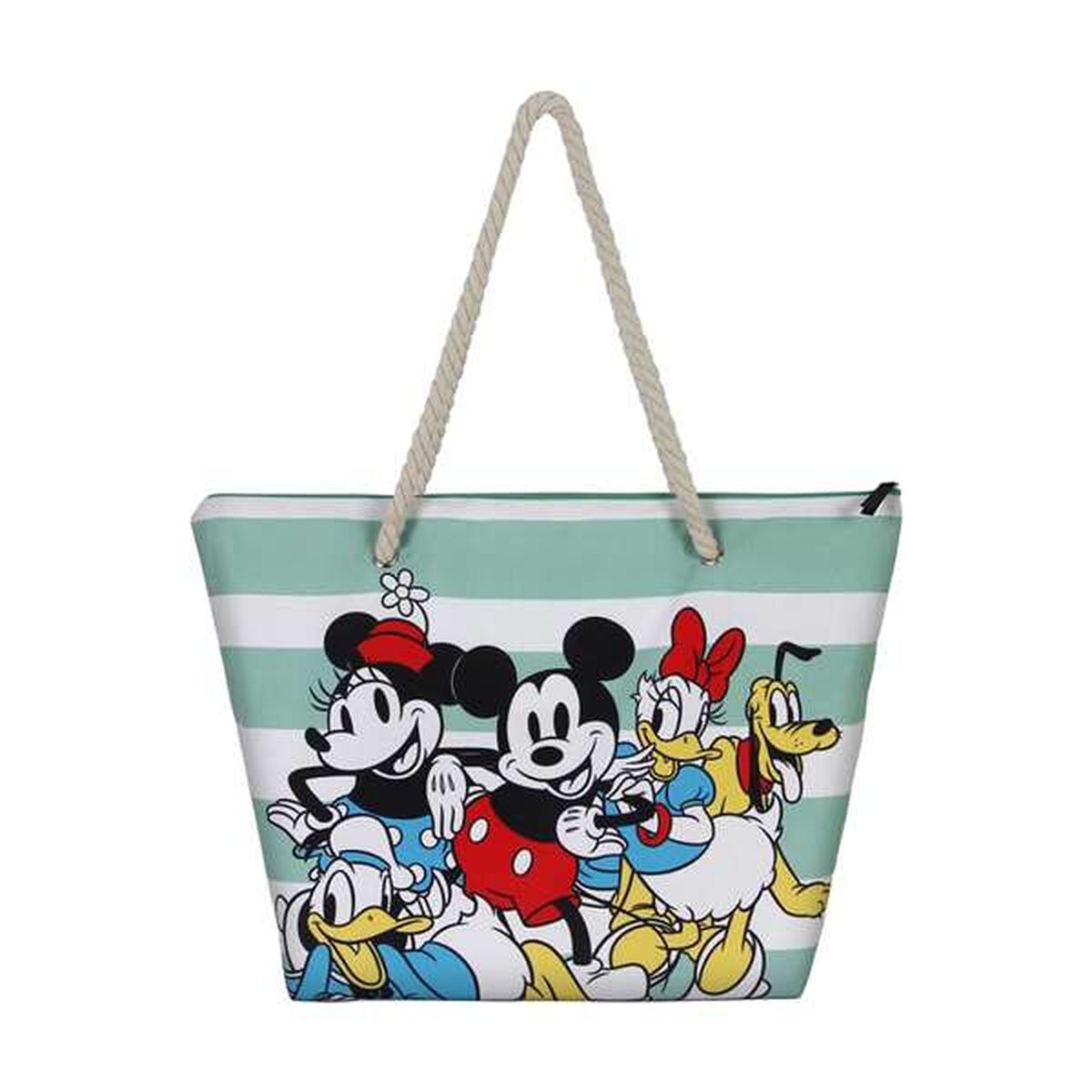 Strandväska Mickey Mouse, flerfärgad, rymlig