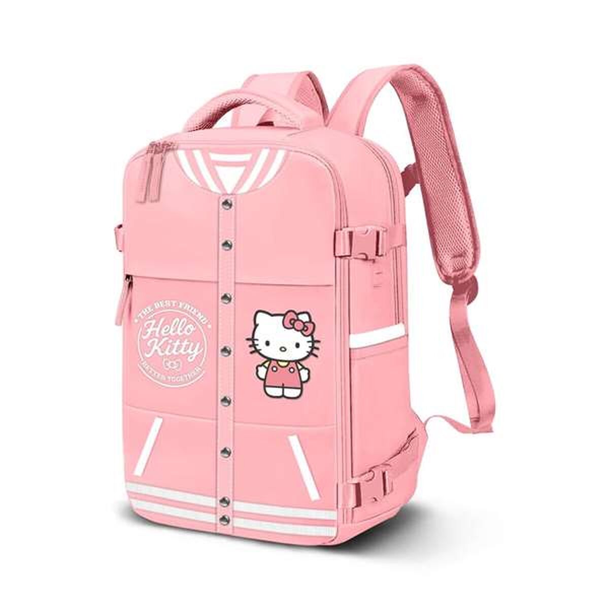 Ryggsäck Hello Kitty i rosa, kabinväska