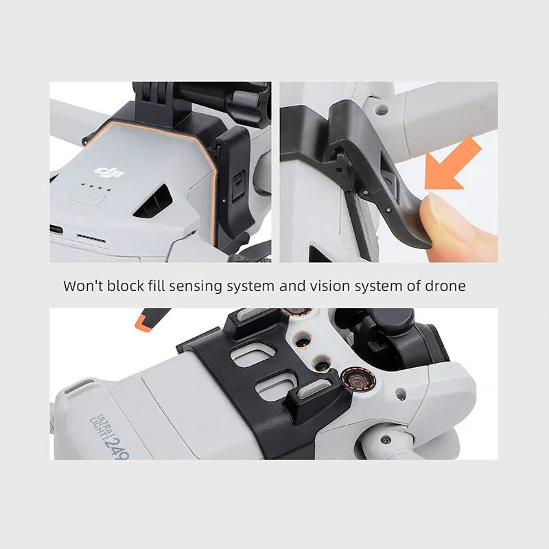 Fäste / hållare för kamera / tillbehör till DJI Mini 3 Pro - Ovansida