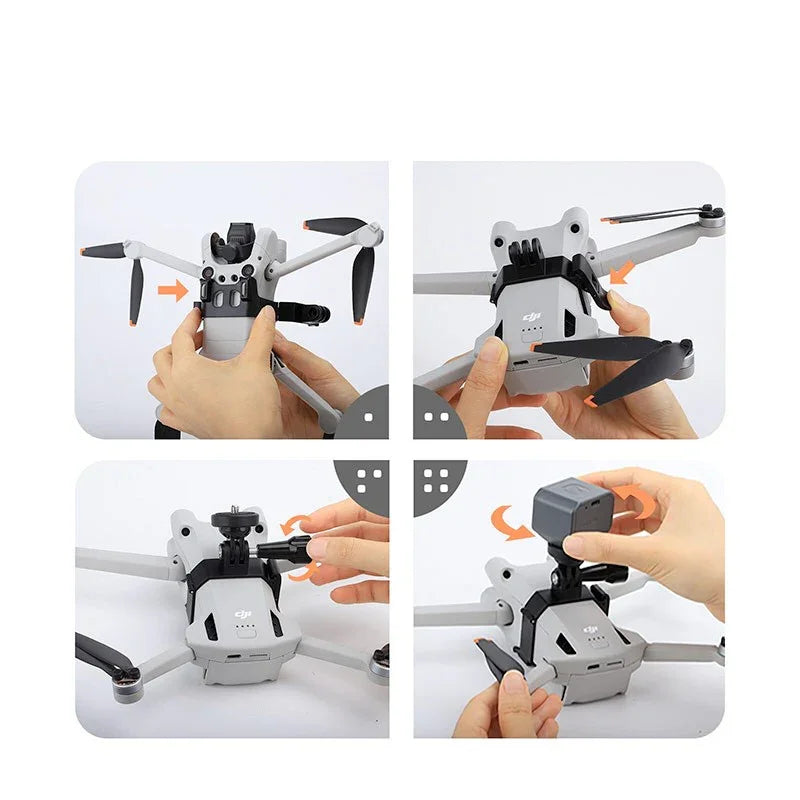 Fäste / hållare för kamera / tillbehör till DJI Mini 3 Pro - Ovansida