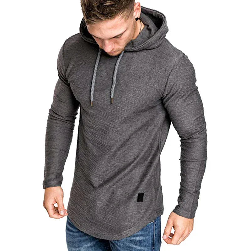 Men's Hoodie Sweatshirt Casual Long Sleeve Slim Top