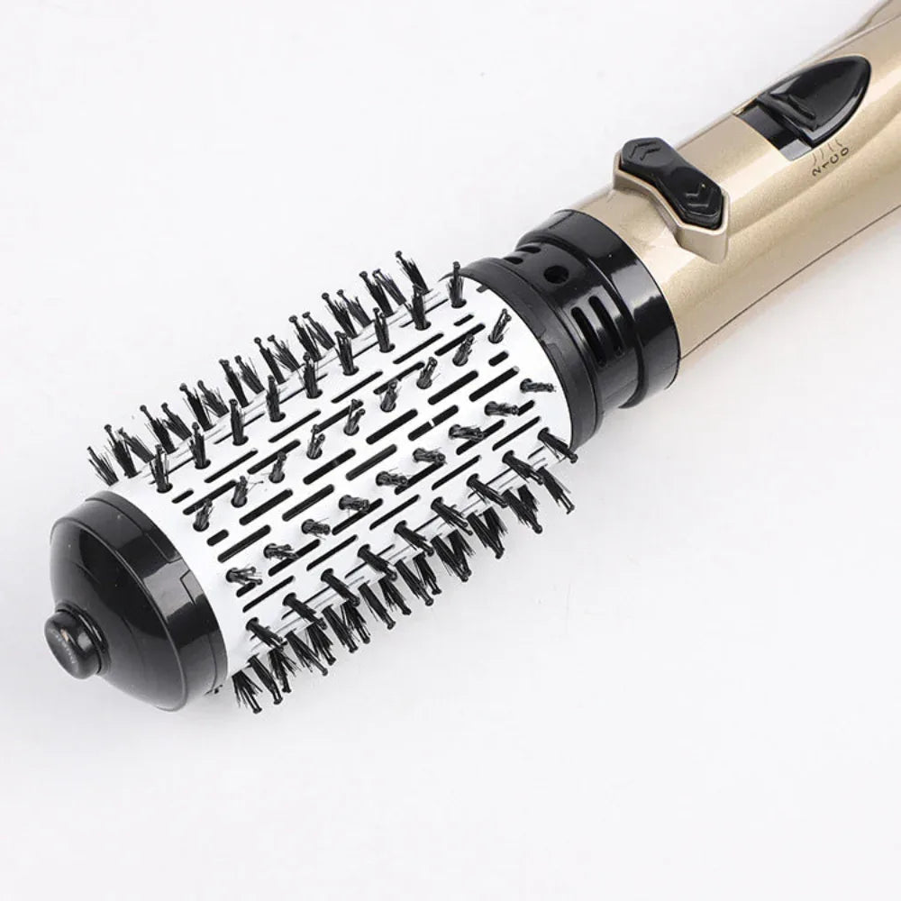 Electric Automatic Multi-Functional Hair Curler And Hair Straightener Brush
