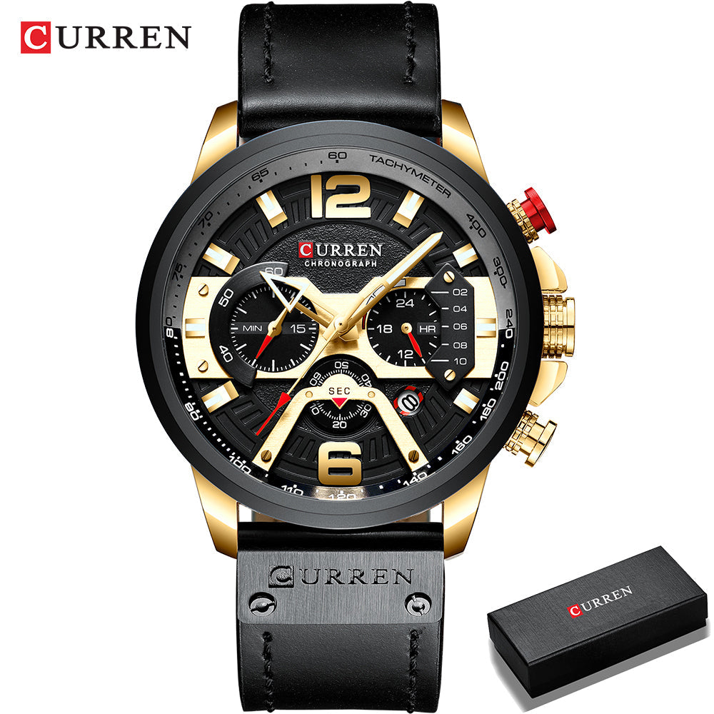 Curren Herrenuhr mit Chronograph und Box