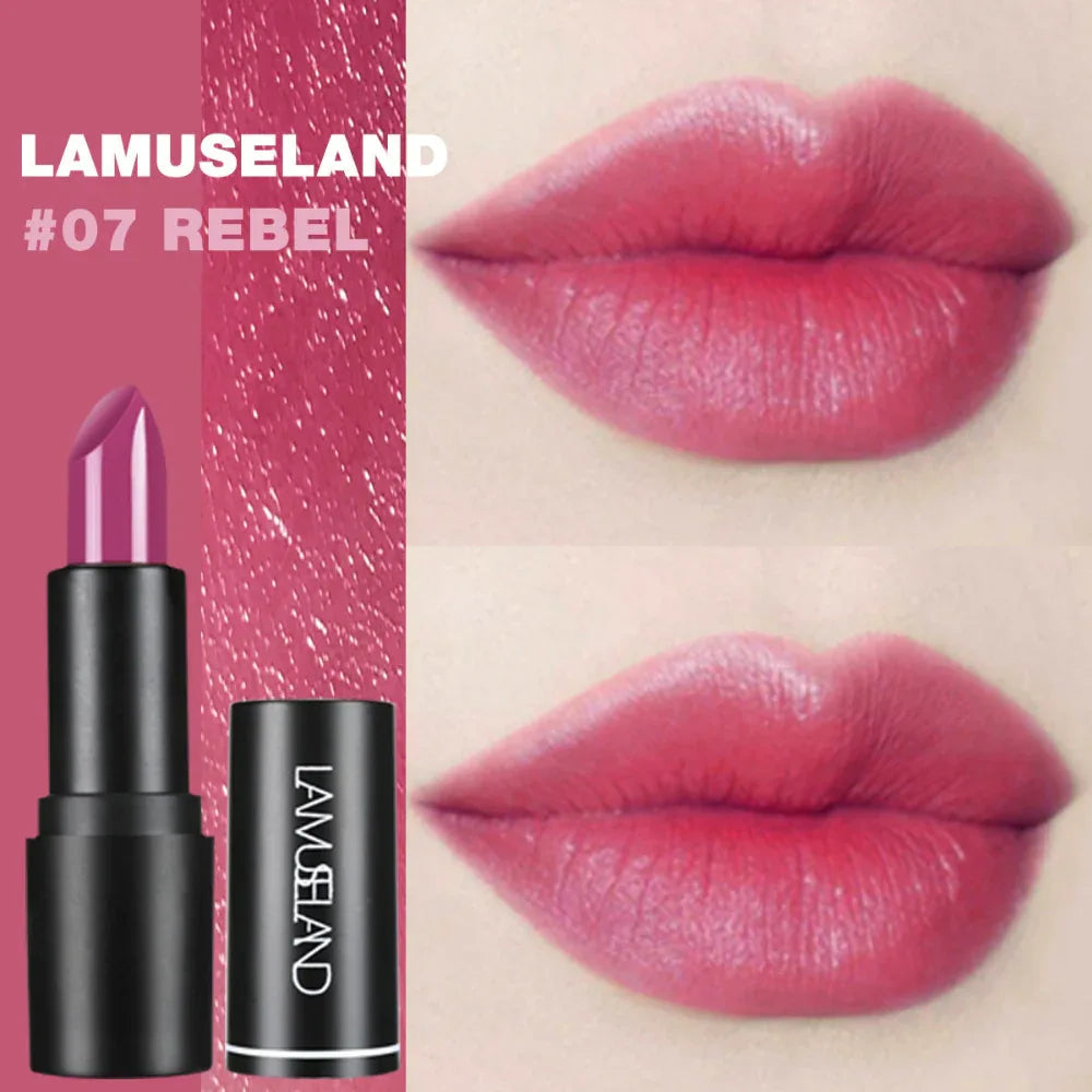 12-Color Moisturizing Velvet Lipstick