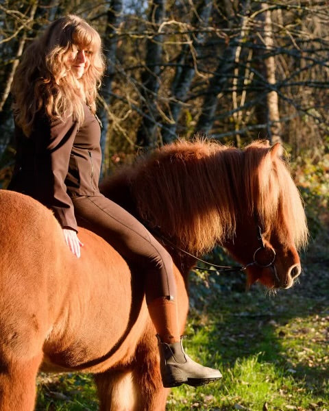 Ridstrumpa Allround Jordbrun 75% Merinoull