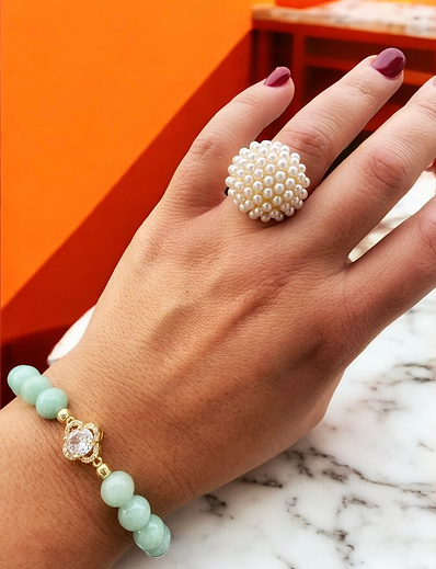 The Alexandra jade bracelet