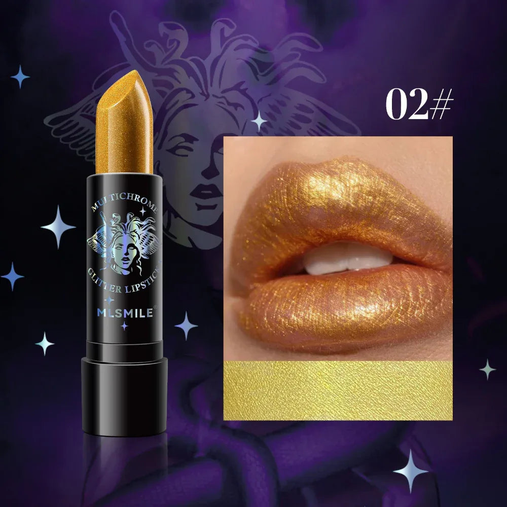 Ladies Pearl Sparkly Vibrant Lipstick