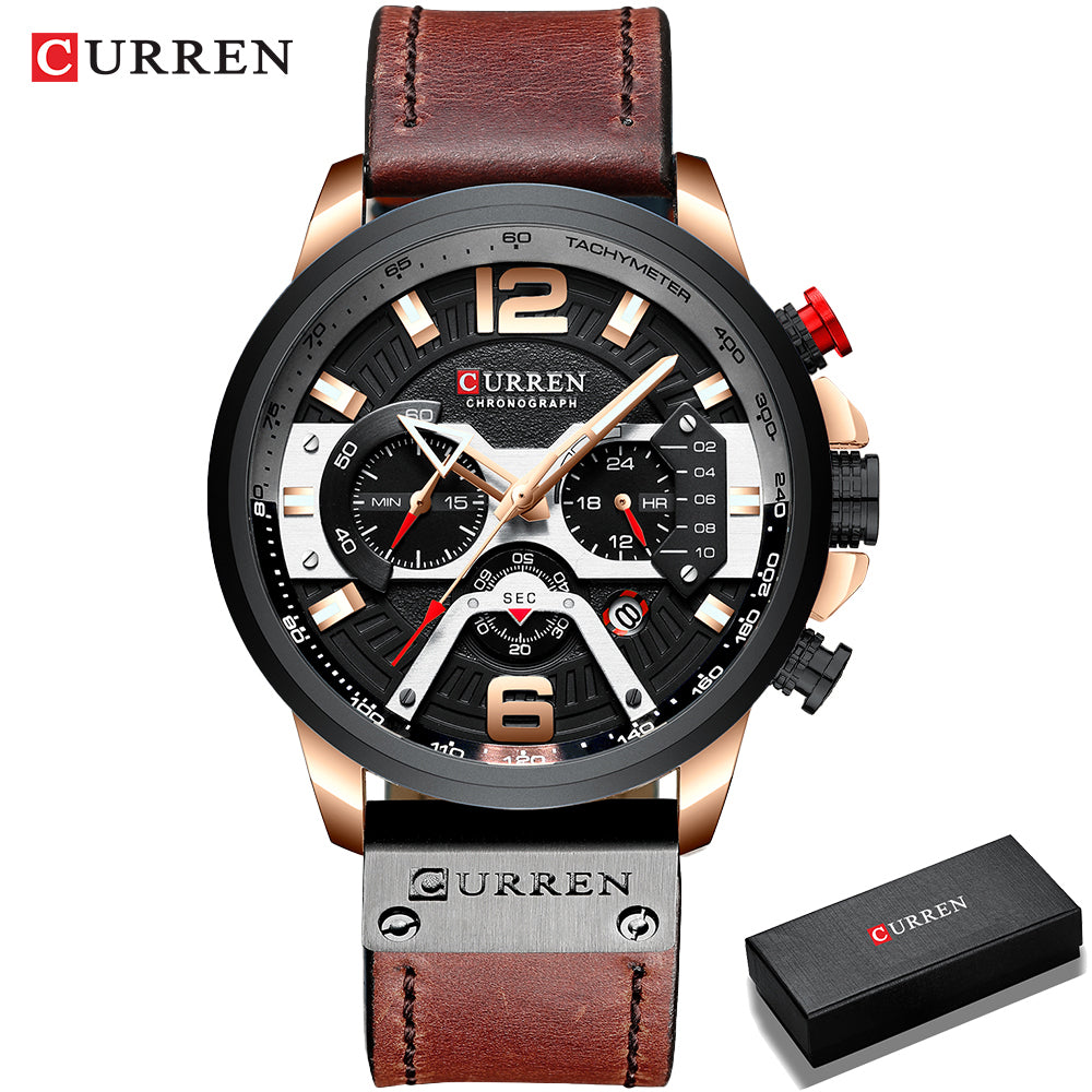 Curren Herrenuhr mit Chronograph und Box