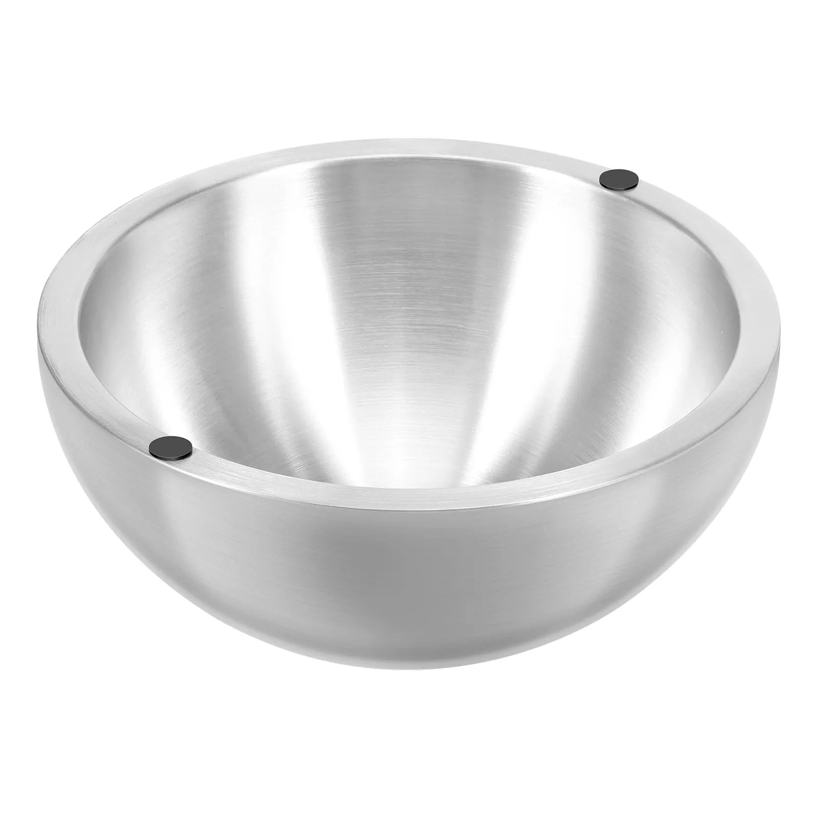 Stainless Steel Mixing Bowl with Ice Cavity