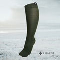 Reidsokkar Allround Grani Mörkgrön 75% Merinoull
