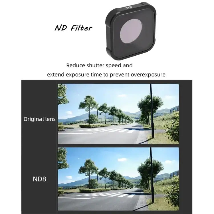 JSR KB Series ND8 Filter för GoPro HERO9–13 Black