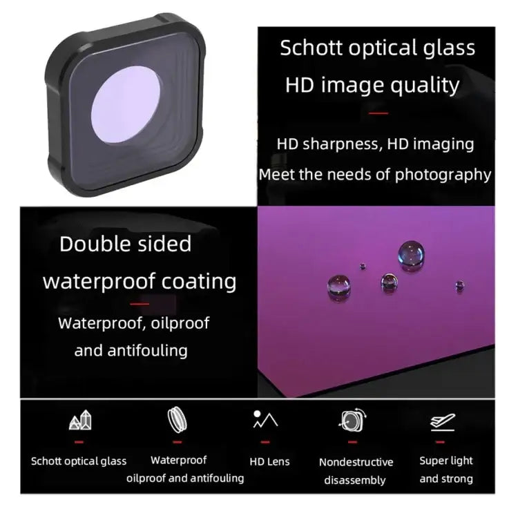 JSR ND16-filter för GoPro HERO9–13 Black