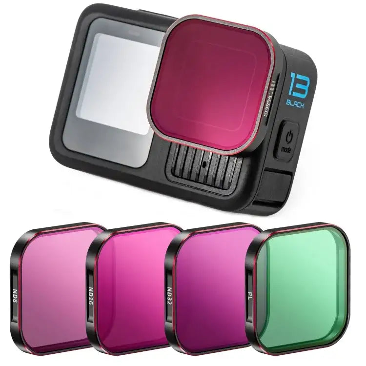 GoPro HERO13 Black STARTRC Quick Release 4-i-1 Filterkit (ND8/ND16/ND32/CPL)