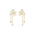 Exquisite Blossom Gold Earrings-0