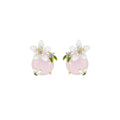 Sping Honey Blossom Pink Earrings-0