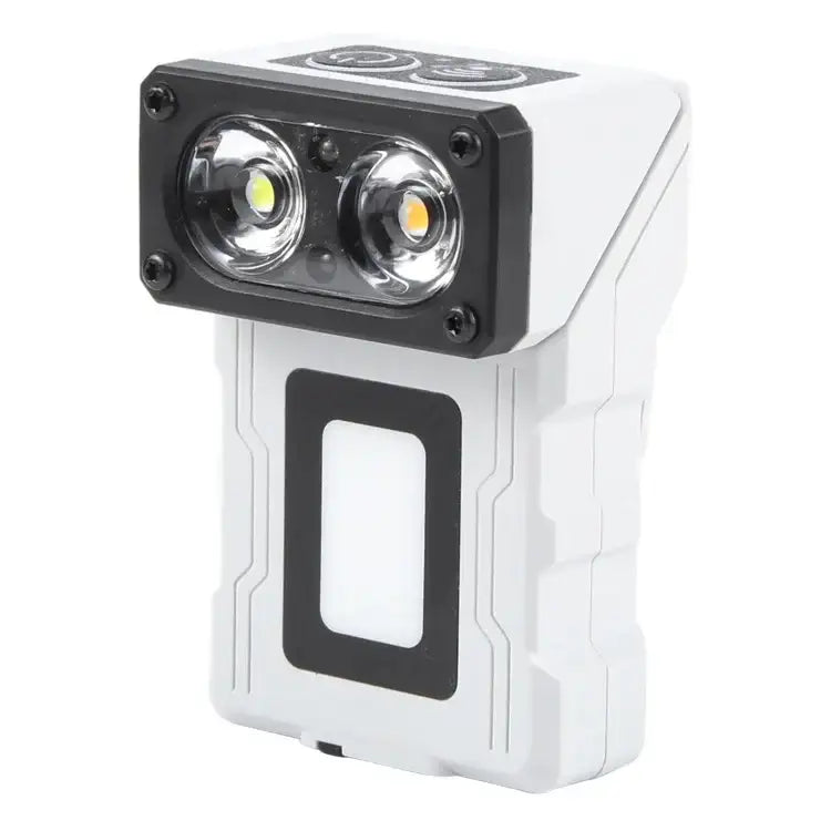 Multifunktionell roterande arbetslampa med sensor och magnetisk docka