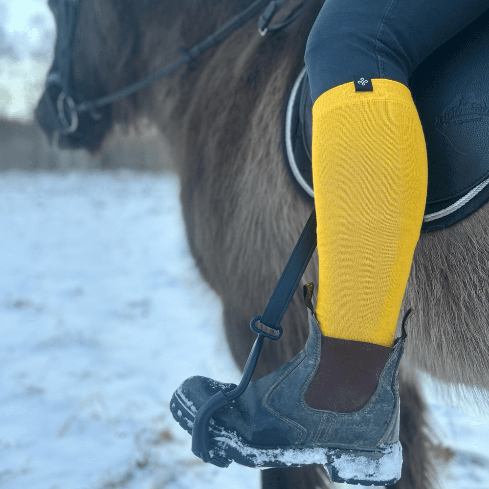 Ridstrumpa Allround Sunna Gul 75% Merinoull