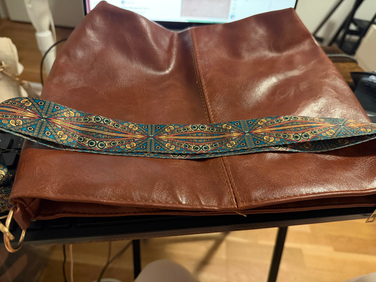 Soft leather crossbody bag