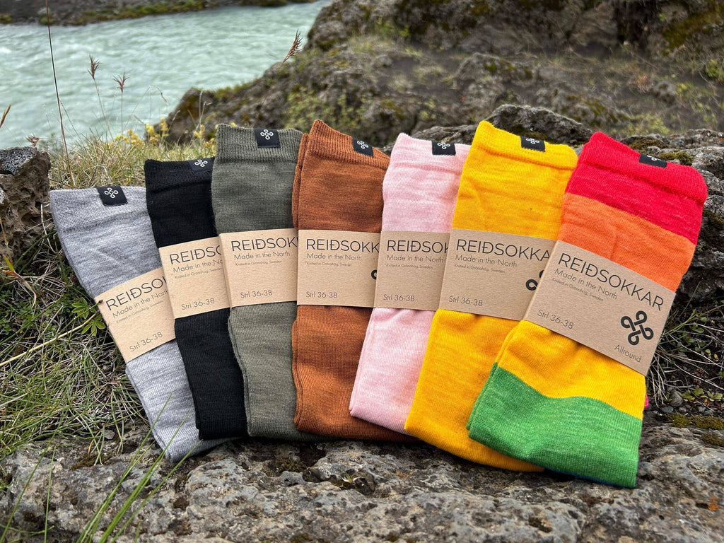 Ridstrumpa Allround Sunna Gul 75% Merinoull