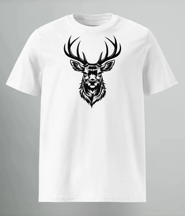 T-SHIRT BLACK DEER
