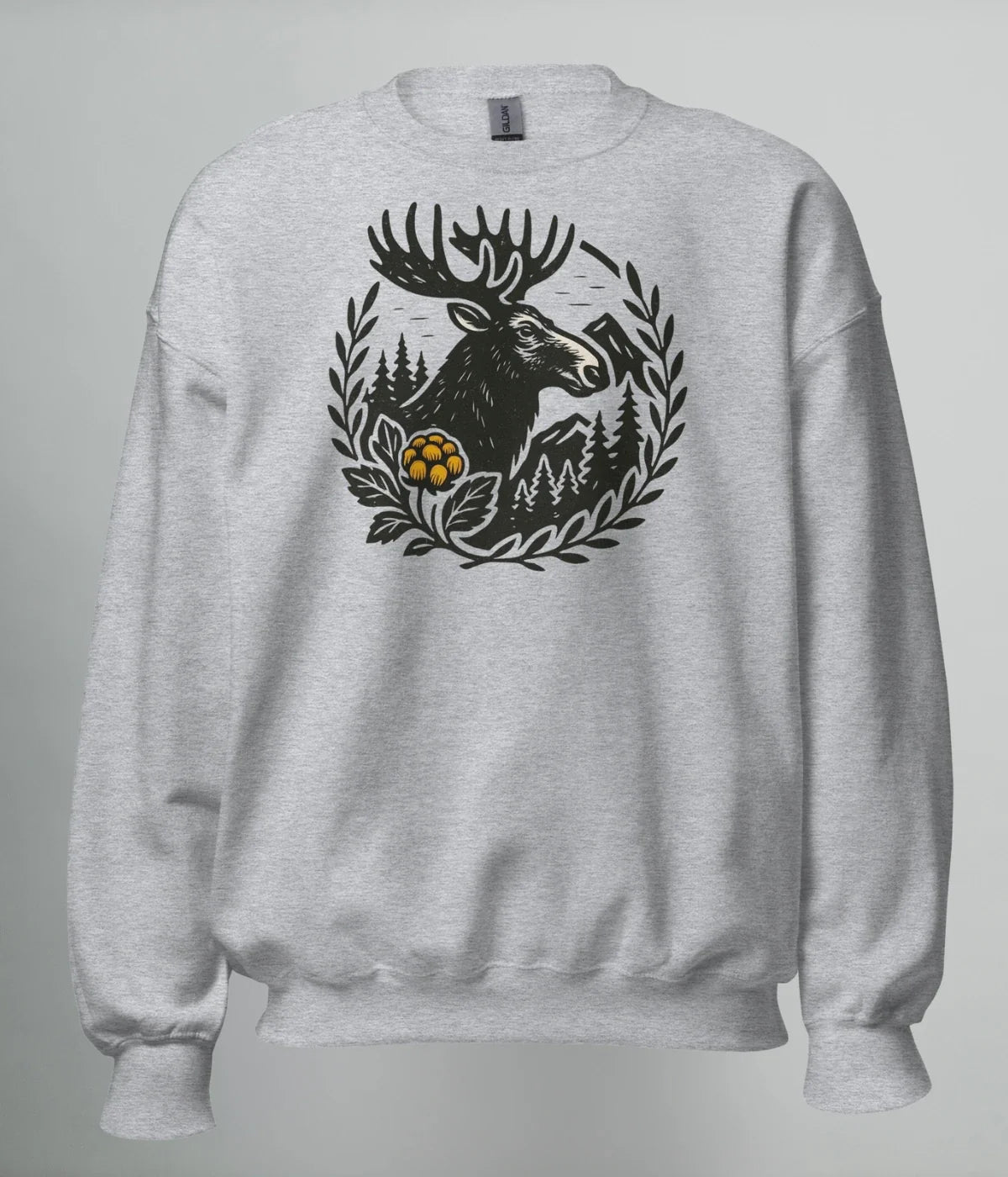 SWEATSHIRT NORRLANDS ÄLG & HJORTRON