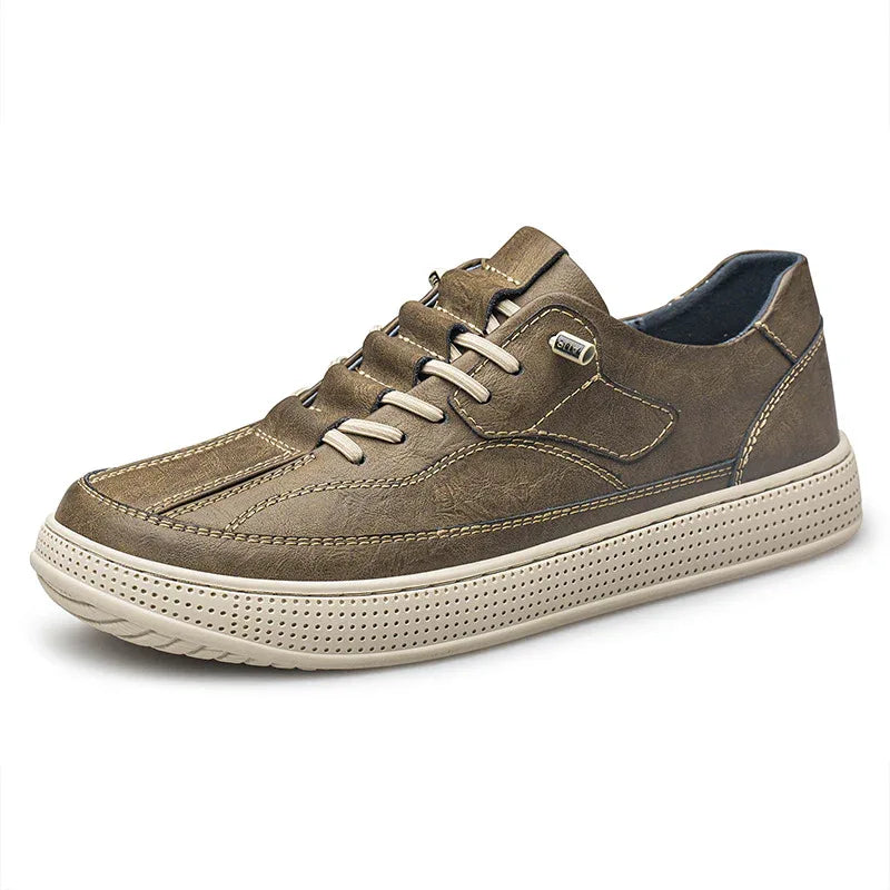 Summer Men's Round Toe Board Breathable Shoes