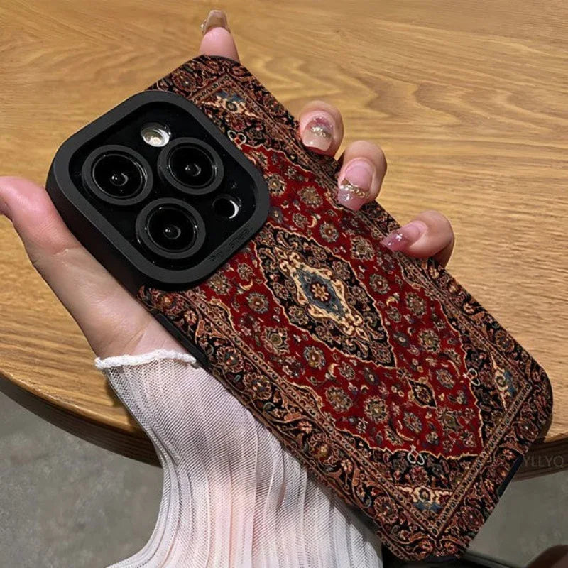 Persian Carpet Imitation Leather Phone Case