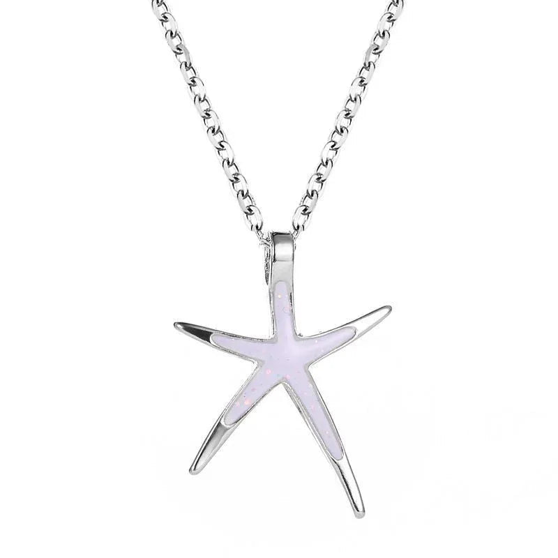 European And American Starfish Pendant Women's Necklace