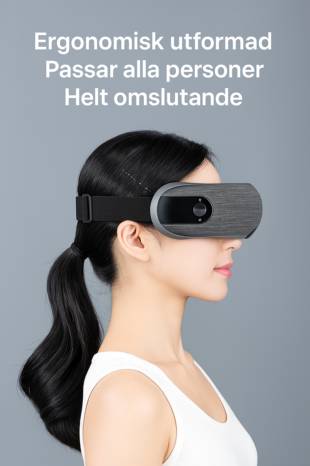 Elektrisk Ögonmassagemask med Värme – Avslappning & Återhämtning