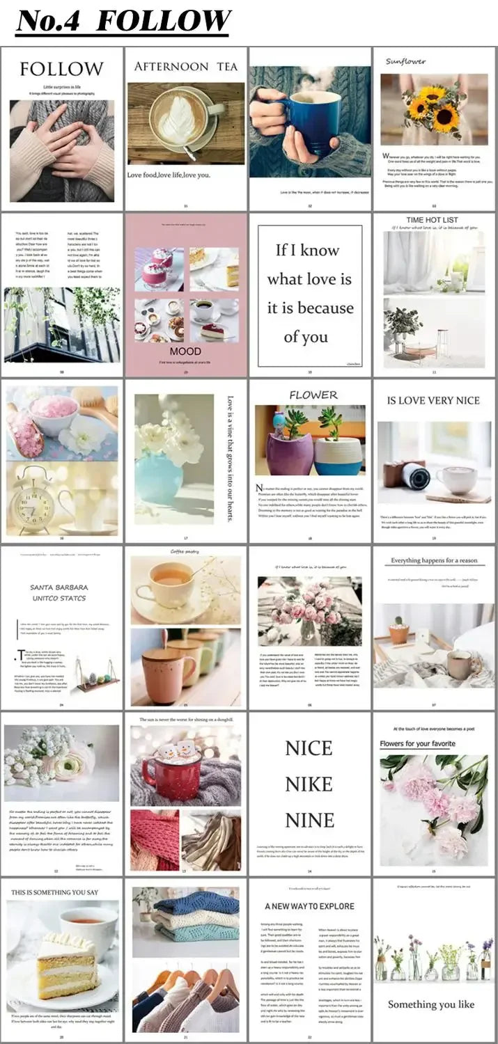 Decoration cards magazines print