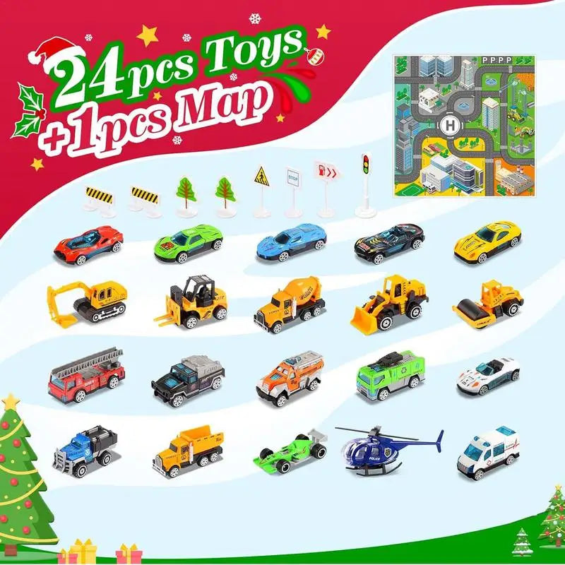 Car Advent Calendar 2025 – 24 Cars for Kids