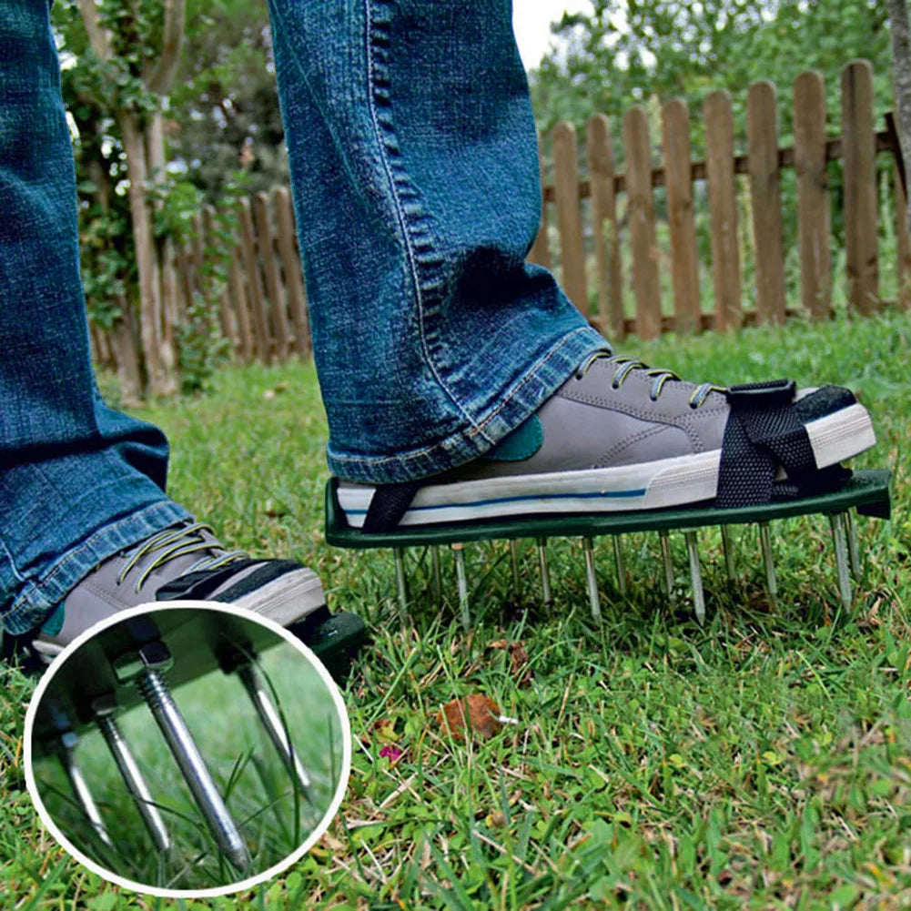 Grass Lawn Aerator Shoes