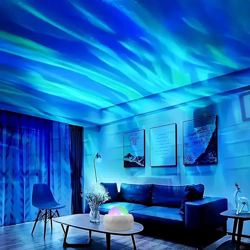 Norrsken Stjärnhimmel Projektorlampa LED Atmosfärsljus Natt