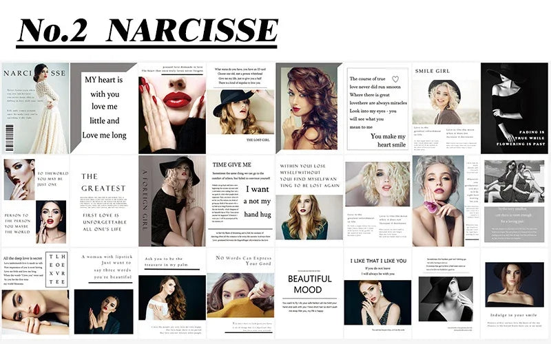 Decoration cards magazines print