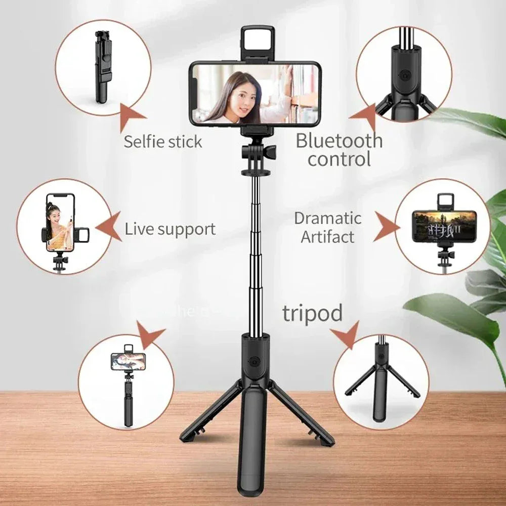 3-in-1 Bluetooth Selfie Stick Tripod