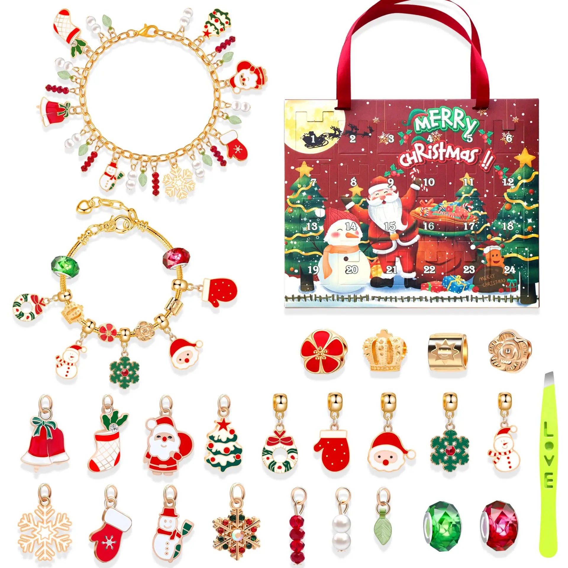 DIY Bracelet Advent Calendar 2025 – 24 Days of Jewelry Surprise Blind Boxes
