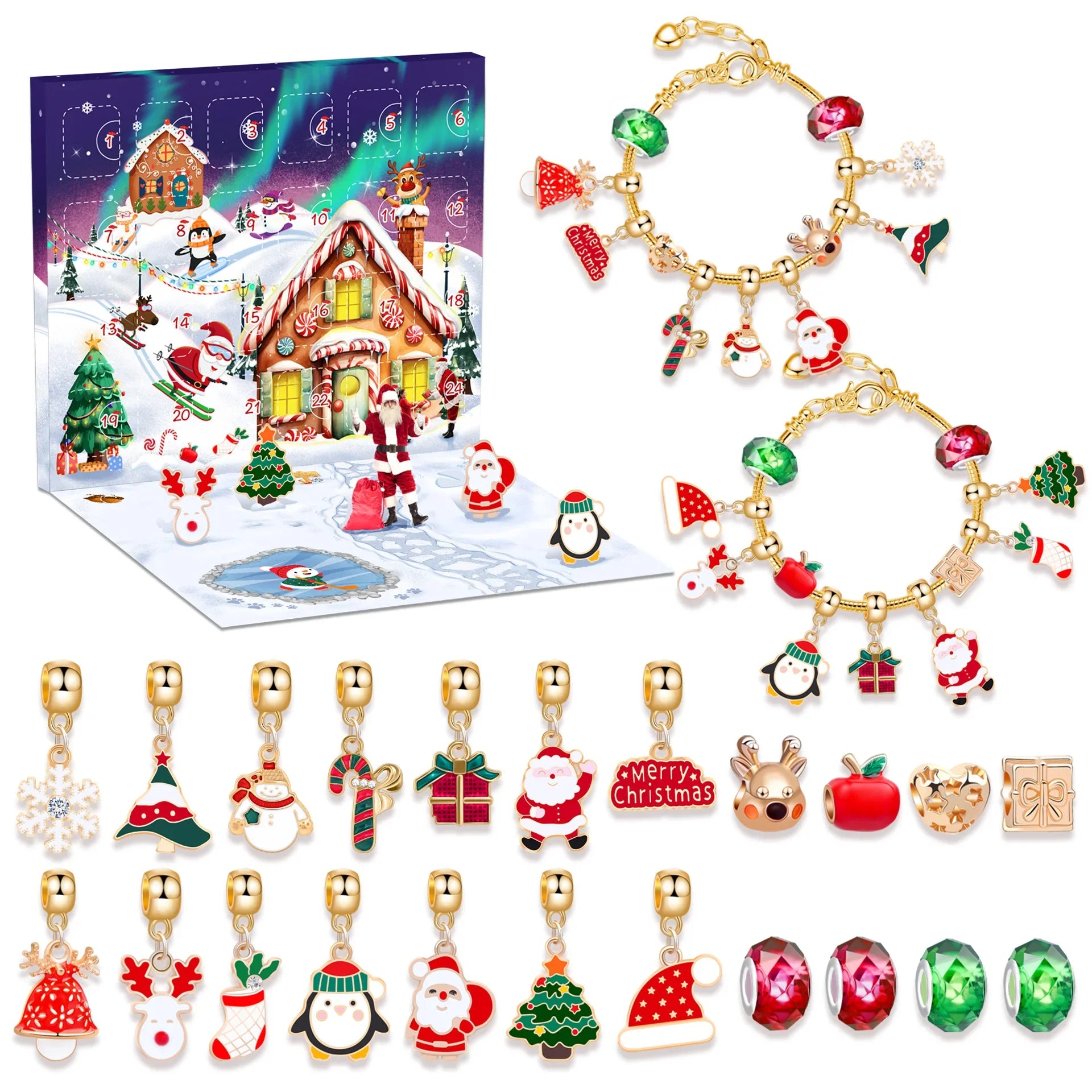DIY Bracelet Advent Calendar 2025 – 24 Days of Jewelry Surprise Blind Boxes