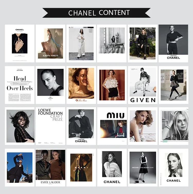 Decoration cards magazines print