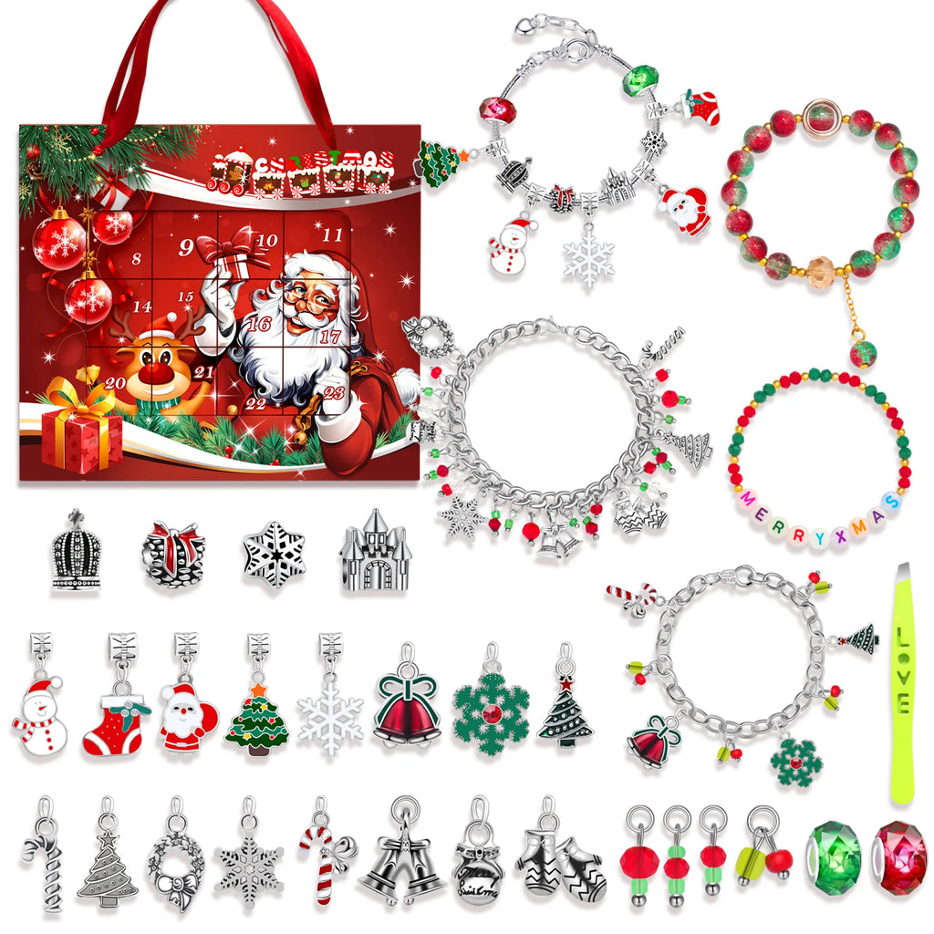 DIY Bracelet Advent Calendar 2025 – 24 Days of Jewelry Surprise Blind Boxes