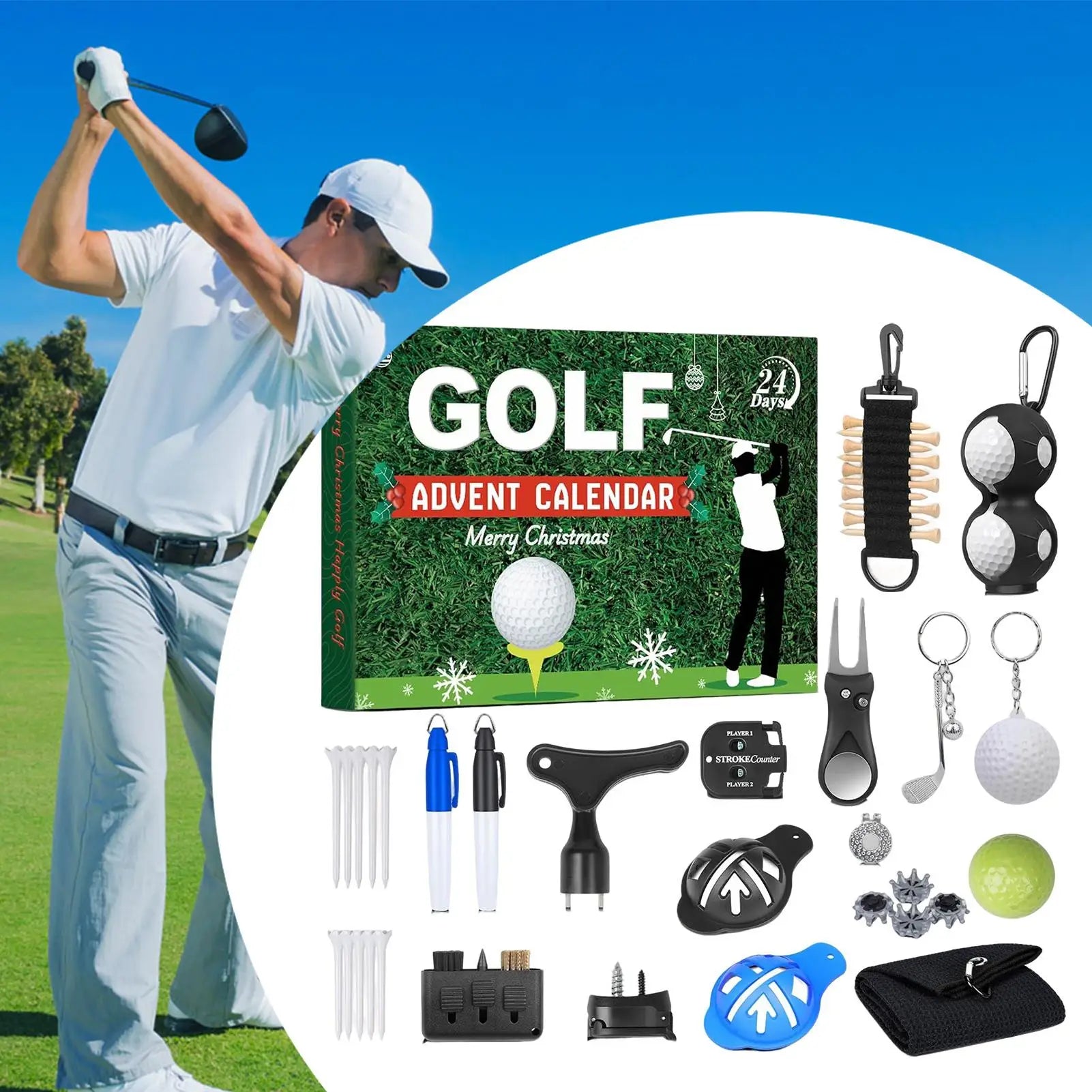 Golf Advent Calendar – 24 Days of Golf Kits & Accessories
