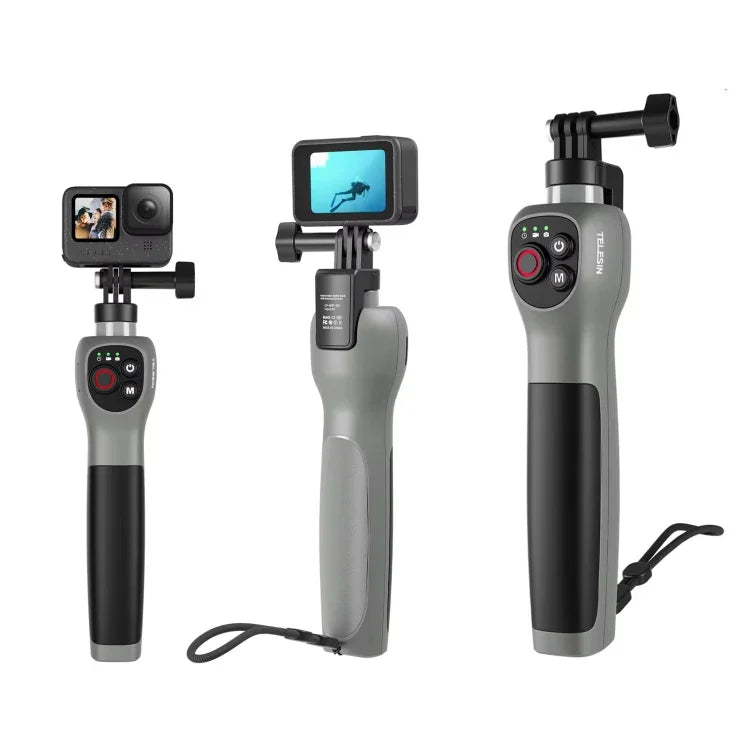 Telesin Selfiepinne Vattentät - 250-850mm med Fjärr till GoPro Hero13/12/11/Mini/10/9/8 Black / Max