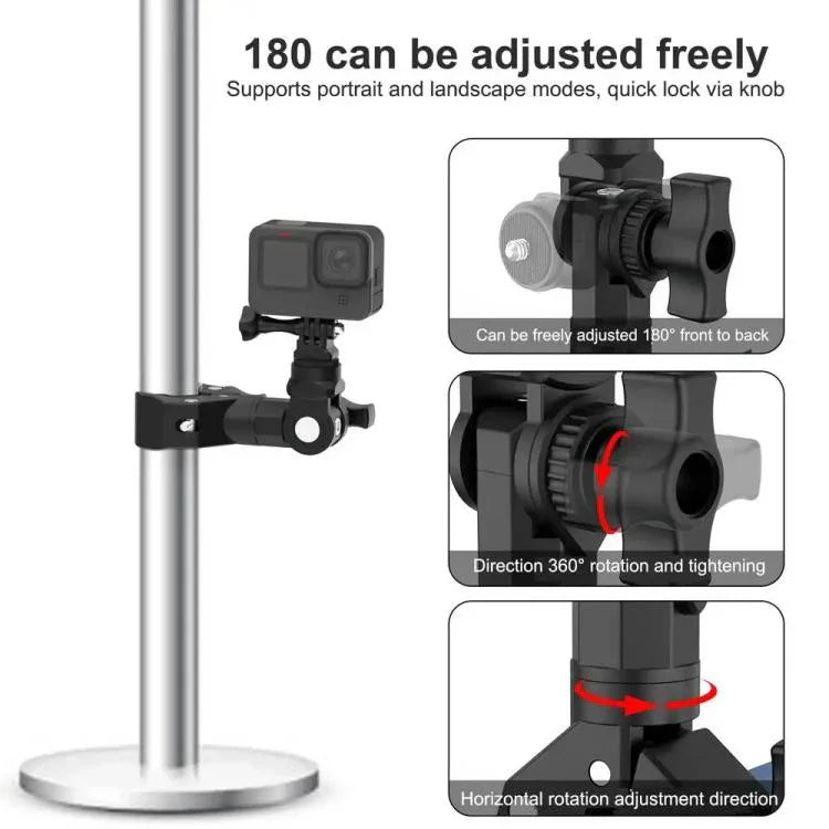 Kamerahalterung für Motorräder und Fahrräder