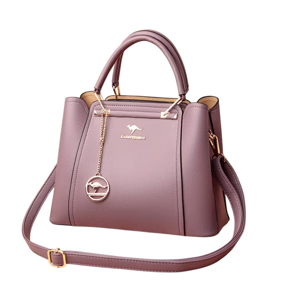 Klassisk Tote Handväska – Rymlig axelremsväska med justerbar rem